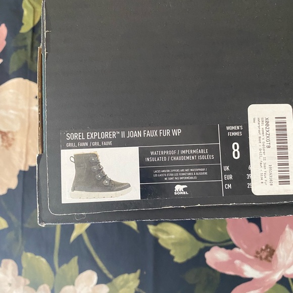 🍁NWT🍁 Sorel Explorer II Joan Faux Fur - Picture 11 of 11